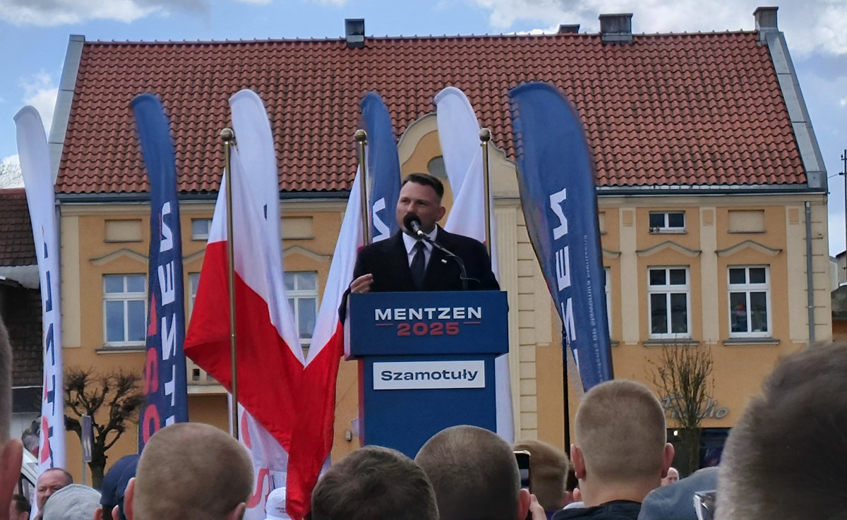 Sławomir Mentzen w Szamotułach