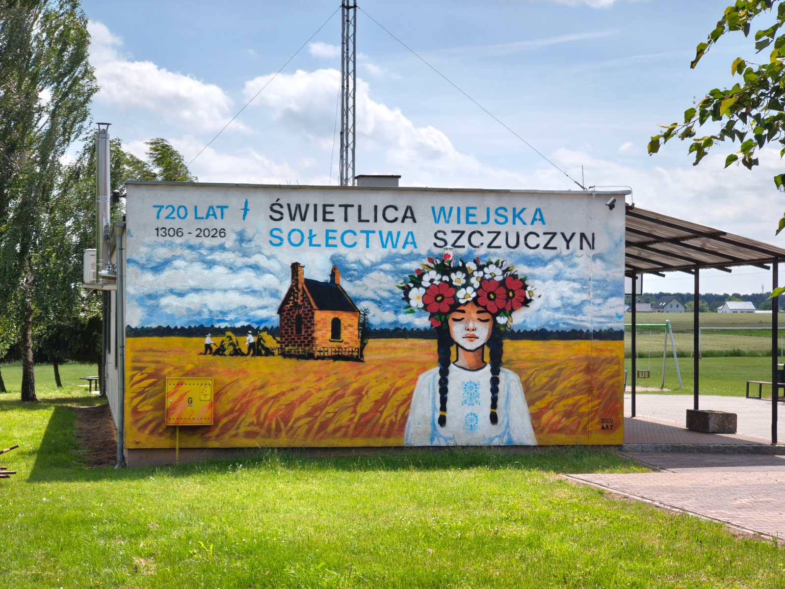 Mural w Szczuczynie
