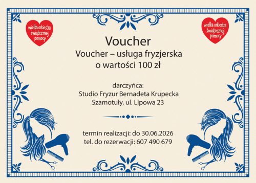 voucher - fryzjer - Krupecka 2026